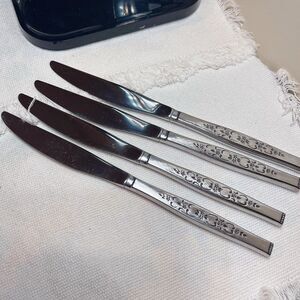 4 Oneida Ltd USA WM A Rogers Premier SPANADA Stainless Dinner Knives